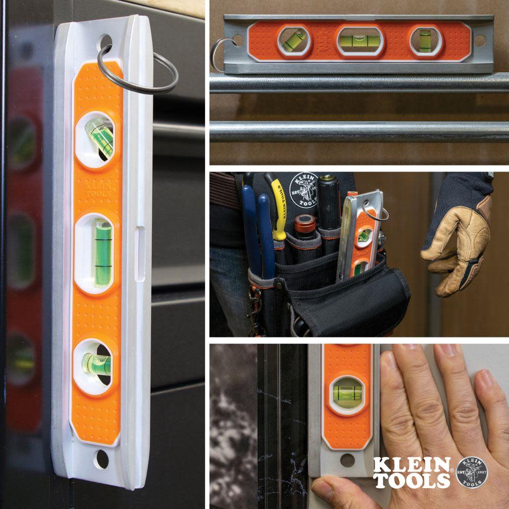 Klein Tools Magnetic Torpedo Level with Ring - Ascmtools