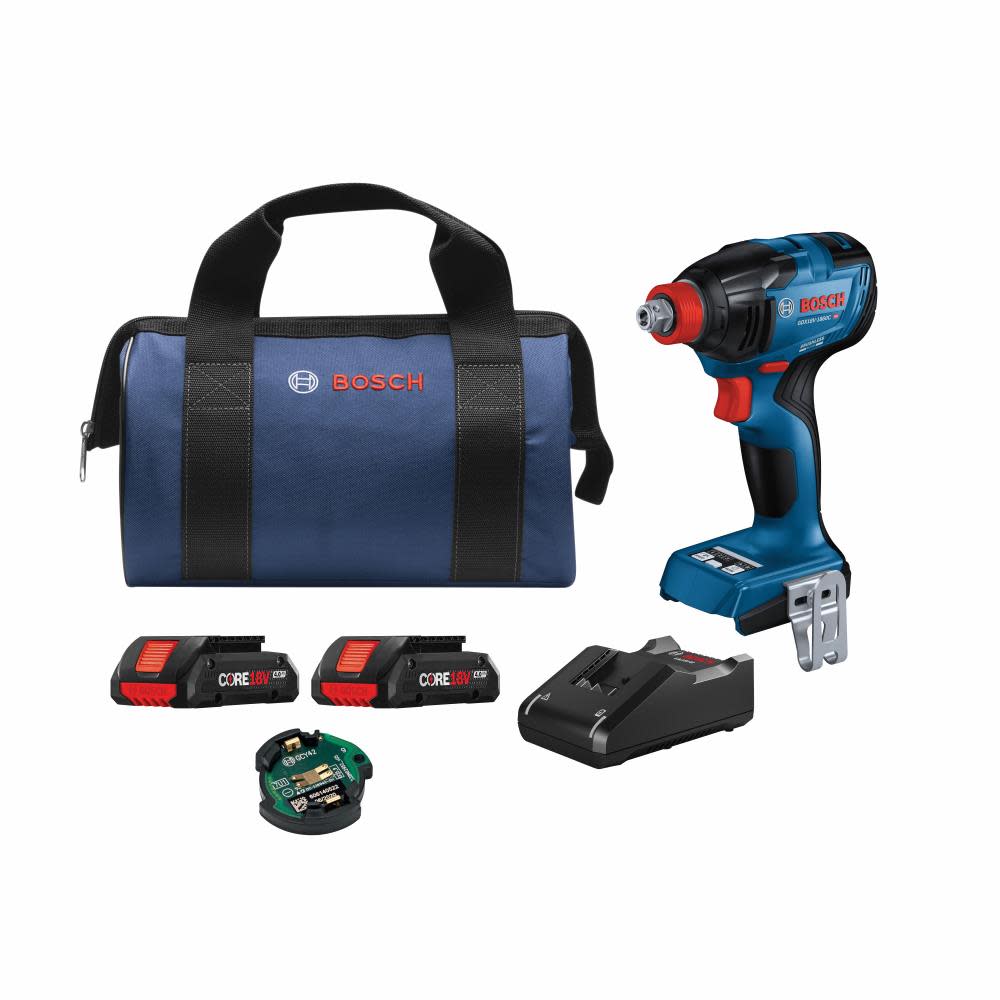 Bosch 18V Freak 1/4″ & 1/2″ Impact Driver Kit - Ascmtools