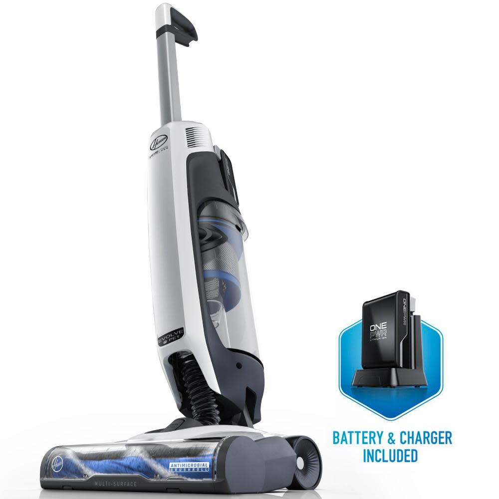 Hoover Residential Vacuum ONEPWR Evolve Pet Cordless Upright Vacuum Cleaner Kit - Ascmtools