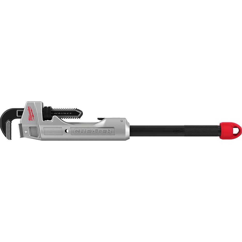 Milwaukee CHEATER Adaptable Pipe Wrench Aluminum - Ascmtools