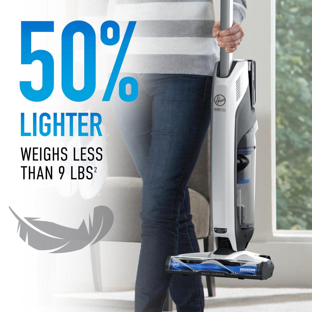 Hoover Residential Vacuum ONEPWR Evolve Pet Upright Vacuum Kit & Hand Vacuum Kit Bundle - Ascmtools
