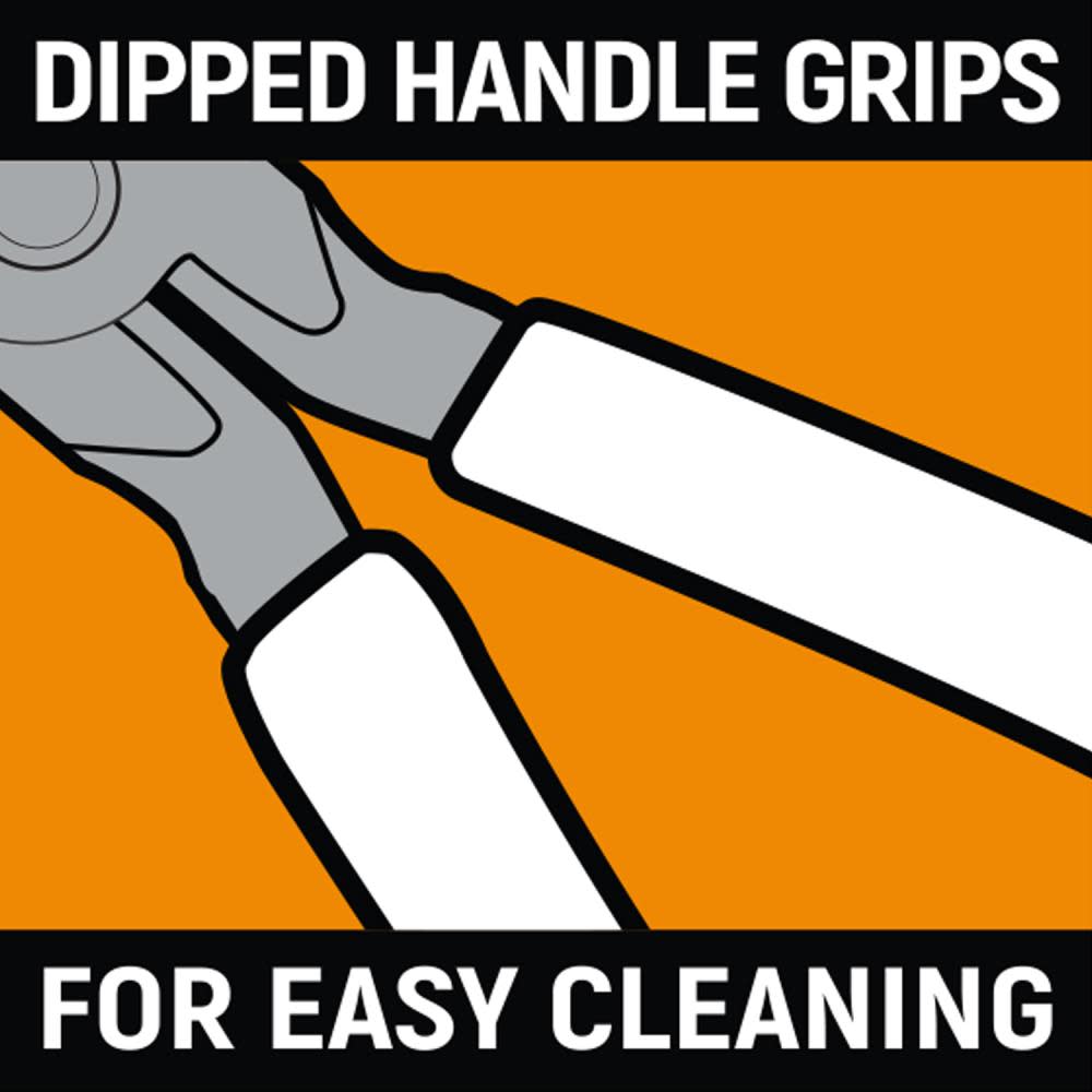 GEARWRENCH Pitbull Electricians Plier Set Dipped Handle 3pc - Ascmtools