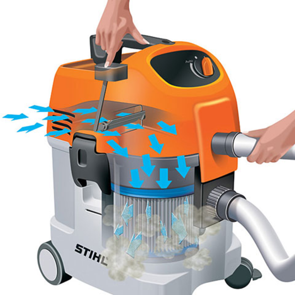 Stihl SE 122 Universal 7.9 Gallon Wet/Dry Vacuum - Ascmtools