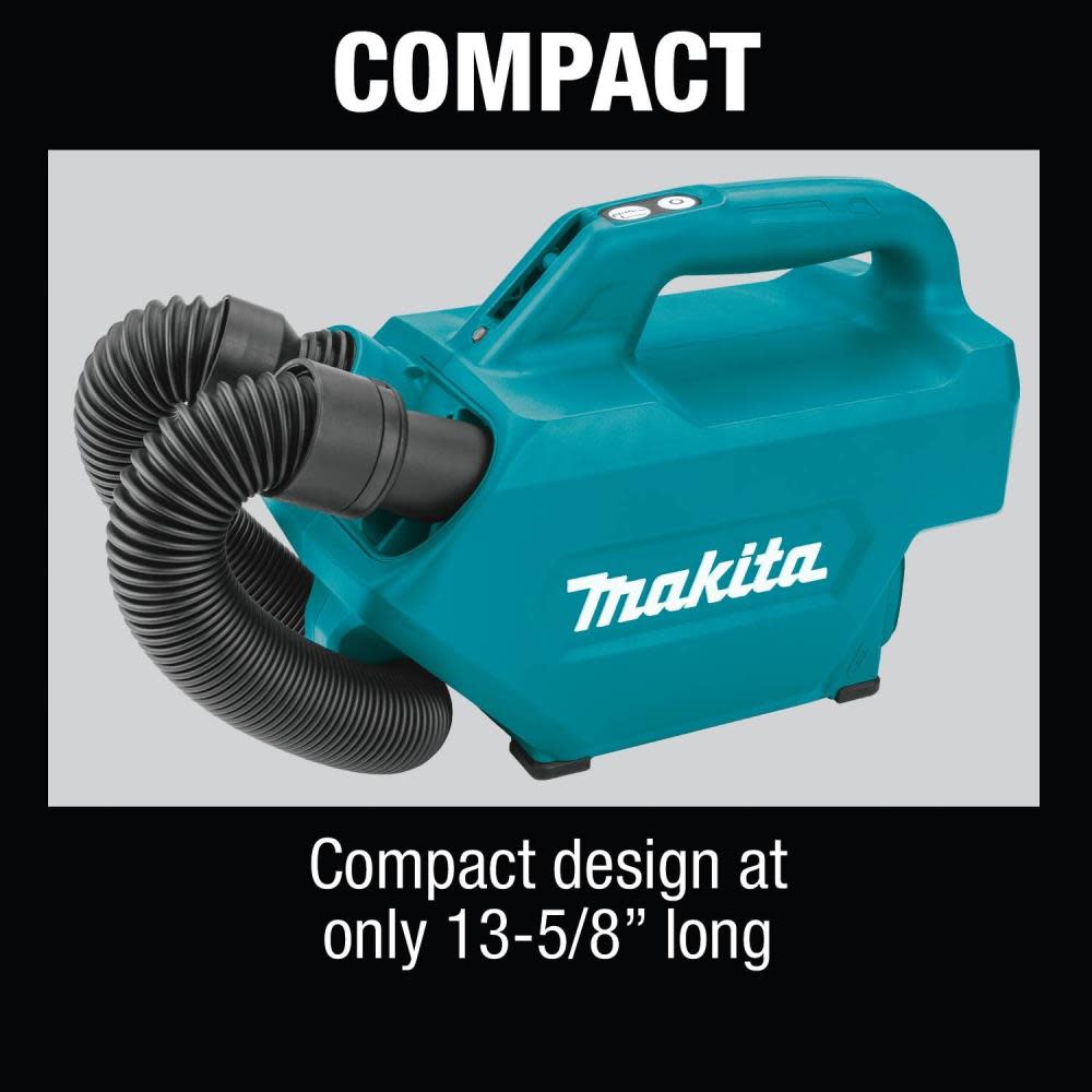 Makita 12V Max CXT Lithium-Ion Cordless Vacuum Tool Only - Ascmtools