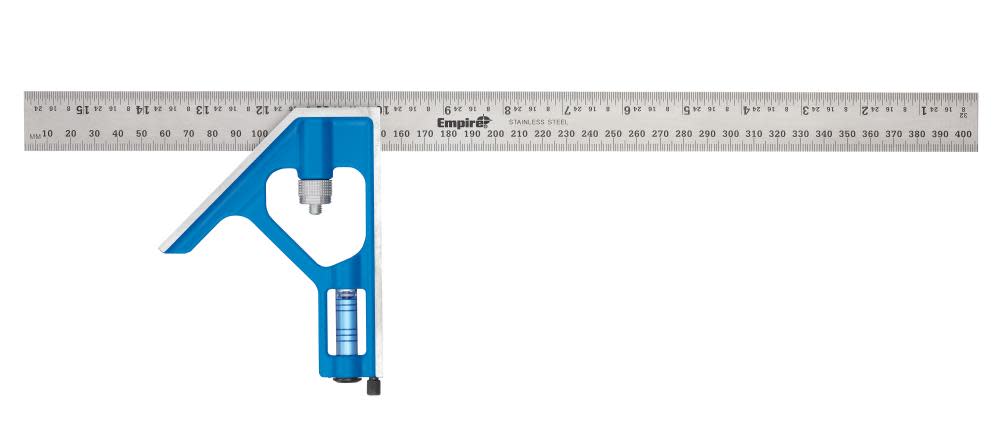 Empire Level 16 in. / 400 mm True Blue Combination Square - Ascmtools