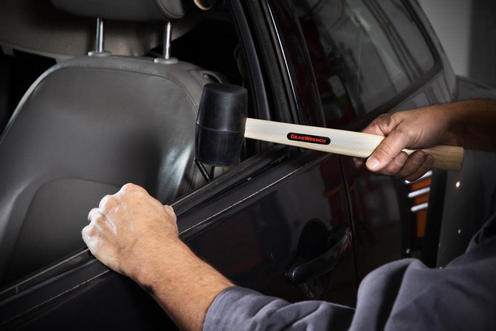 GEARWRENCH Mallet Rubber with Hickory Handle 16 oz - Ascmtools