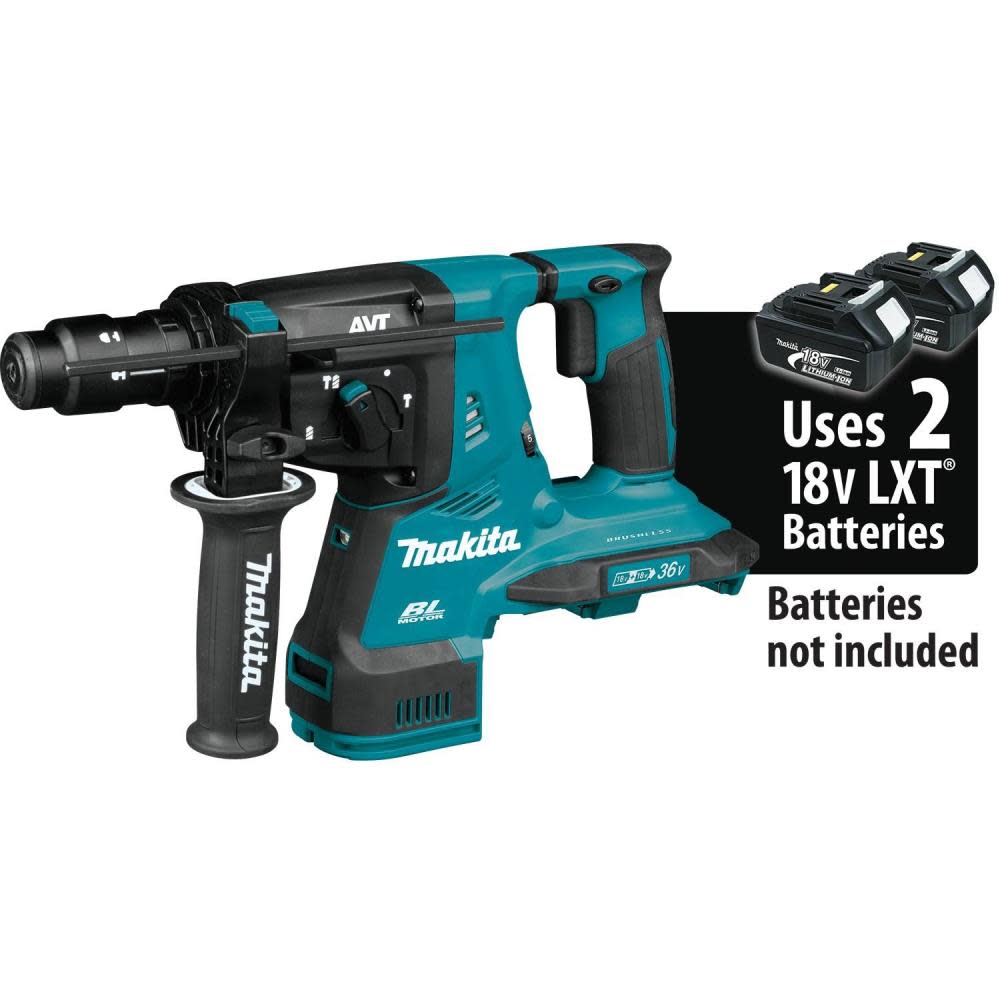 Makita 18V X2 LXT 36V 1 1/8″ AVT Rotary Hammer Bare Tool - Ascmtools