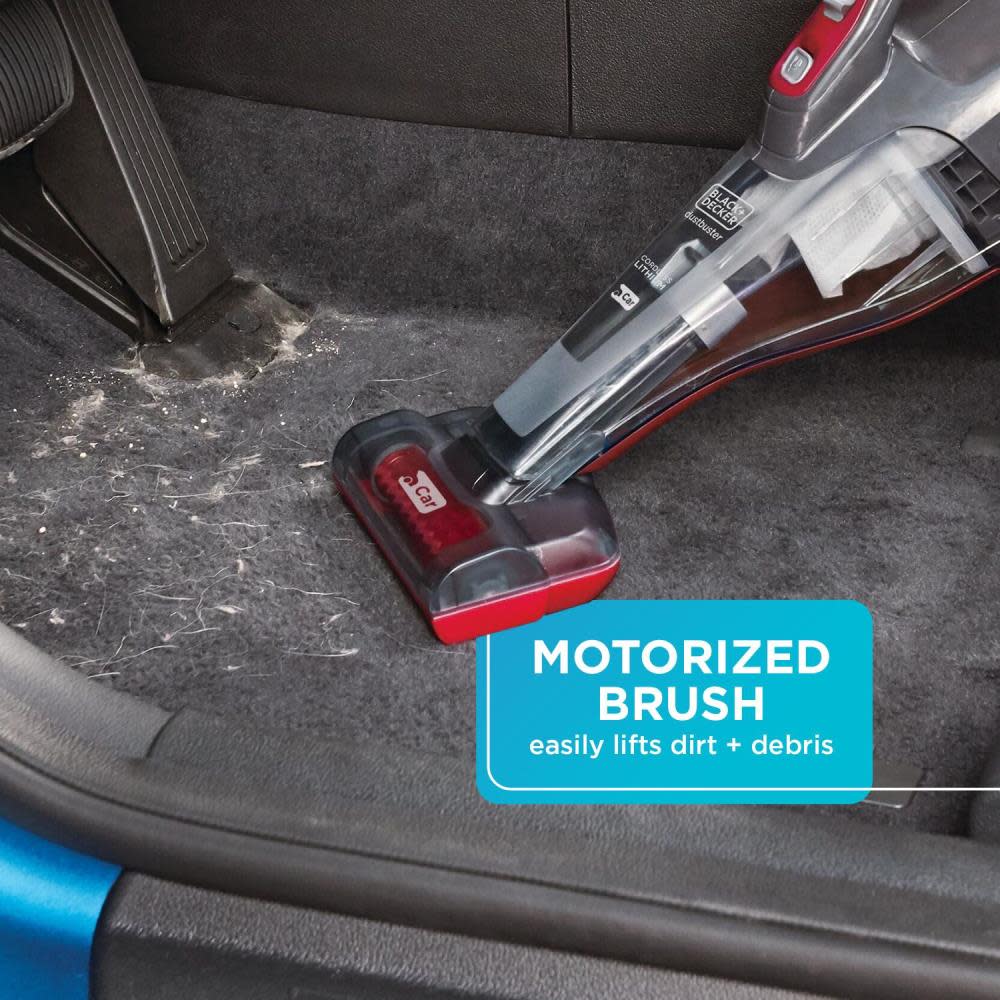 Black and Decker DUSTBUSTER Handheld Vacuum for Car Cordless Gray - Ascmtools