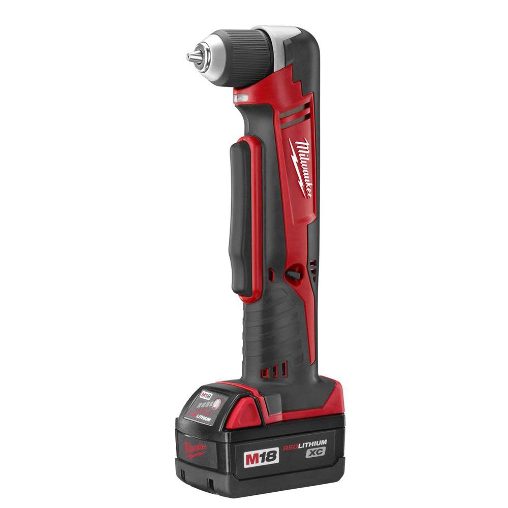 Milwaukee M18 Cordless Lithium-Ion Right Angle Drill Kit - Ascmtools