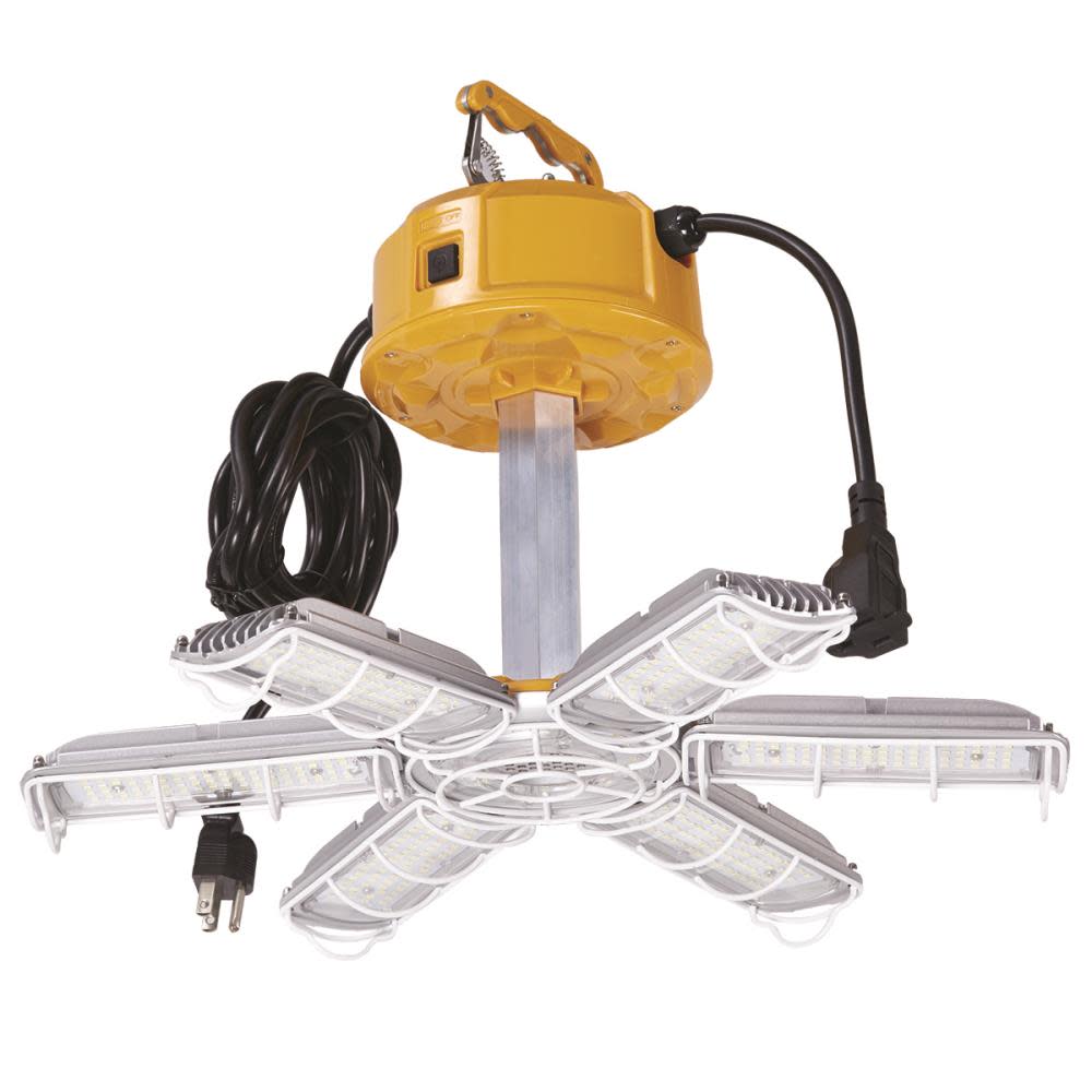 Voltec Hex Flex LED TemporaryArea Work Light 1200 Lumen 100 Watt - Ascmtools