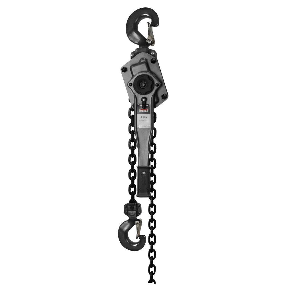JET JLP-300A-10SH 3T Lever Hoist 10Ft. Lift Ship Yard Hooks - Ascmtools