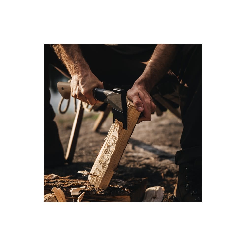 Fiskars Hickory Wood Handle 14″ Norden N7 Hatchet - Ascmtools