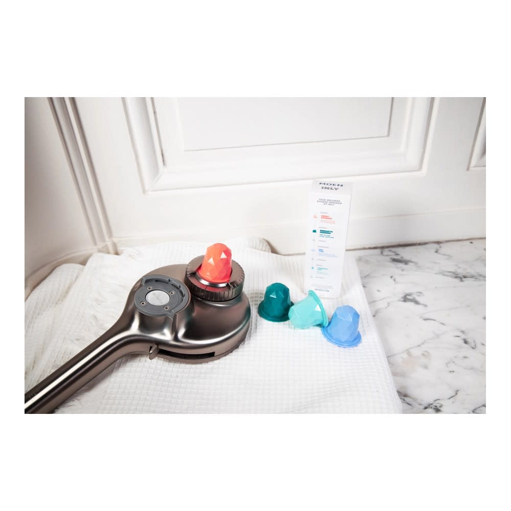 Moen Spot Resist Nickel Aromatherapy Handshower with INLY Capsule - Ascmtools