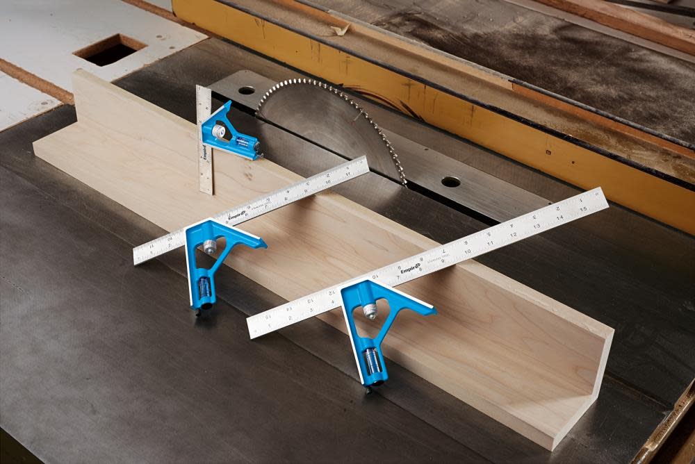 Empire Level 6 in. / 150 mm True Blue Combination Square - Ascmtools