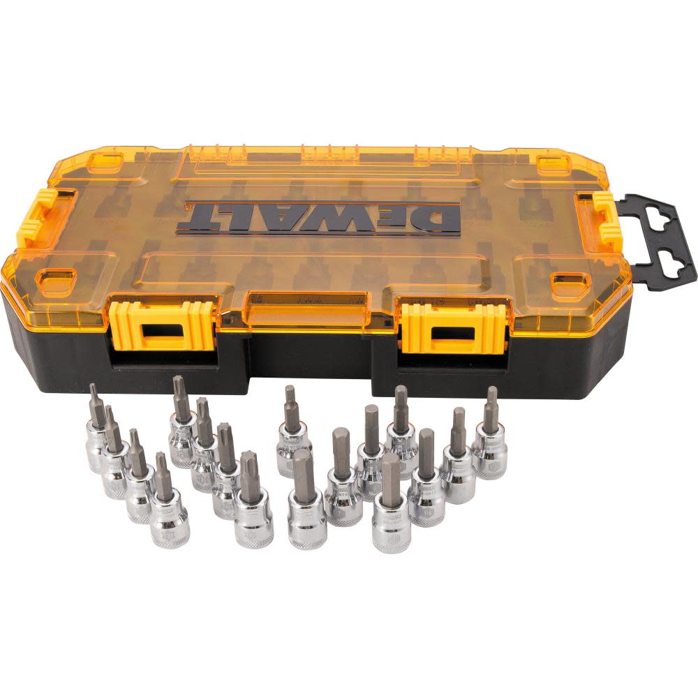 DEWALT 17 piece 3/8 In. Drive Bit Socket Set - Ascmtools