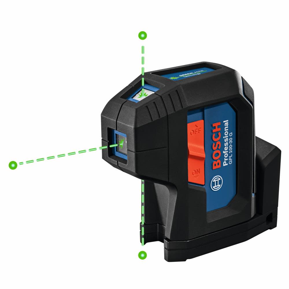 Bosch Laser Level Green Beam Three Point Self Leveling Alignment - Ascmtools