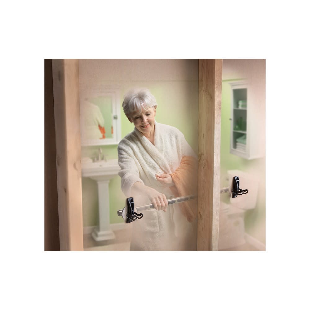 Moen Home Care Chrome Steel Grab Bar Securemount Anchor 1 Pair - Ascmtools