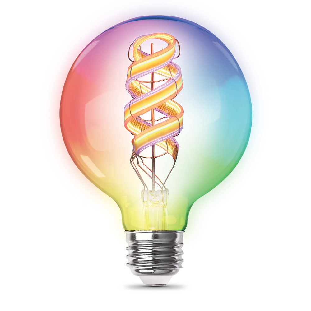 Feit Electric 60W G30 Spiral Filament LED Smart Bulb 1pk - Ascmtools