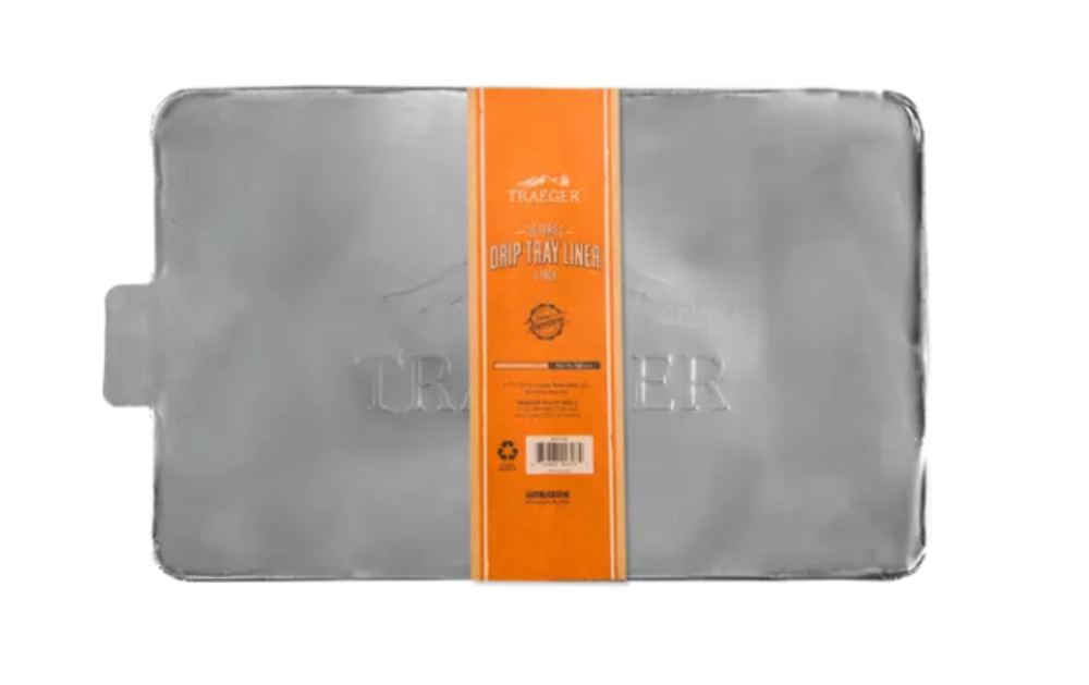 Traeger Heat Proof Aluminum Drip Tray Liners for Junior Bronson Tailgater Models 5 Pack - Ascmtools