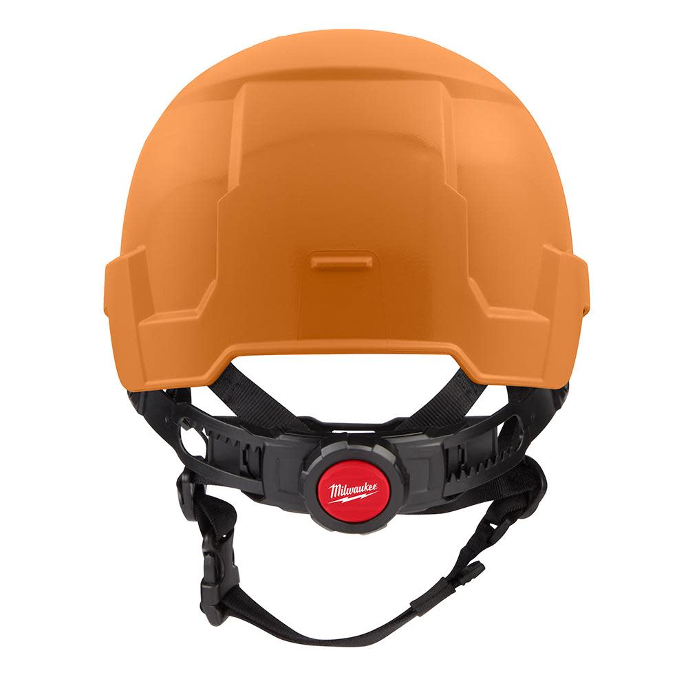 Milwaukee Orange Front Brim Helmet with BOLT Class E - Ascmtools
