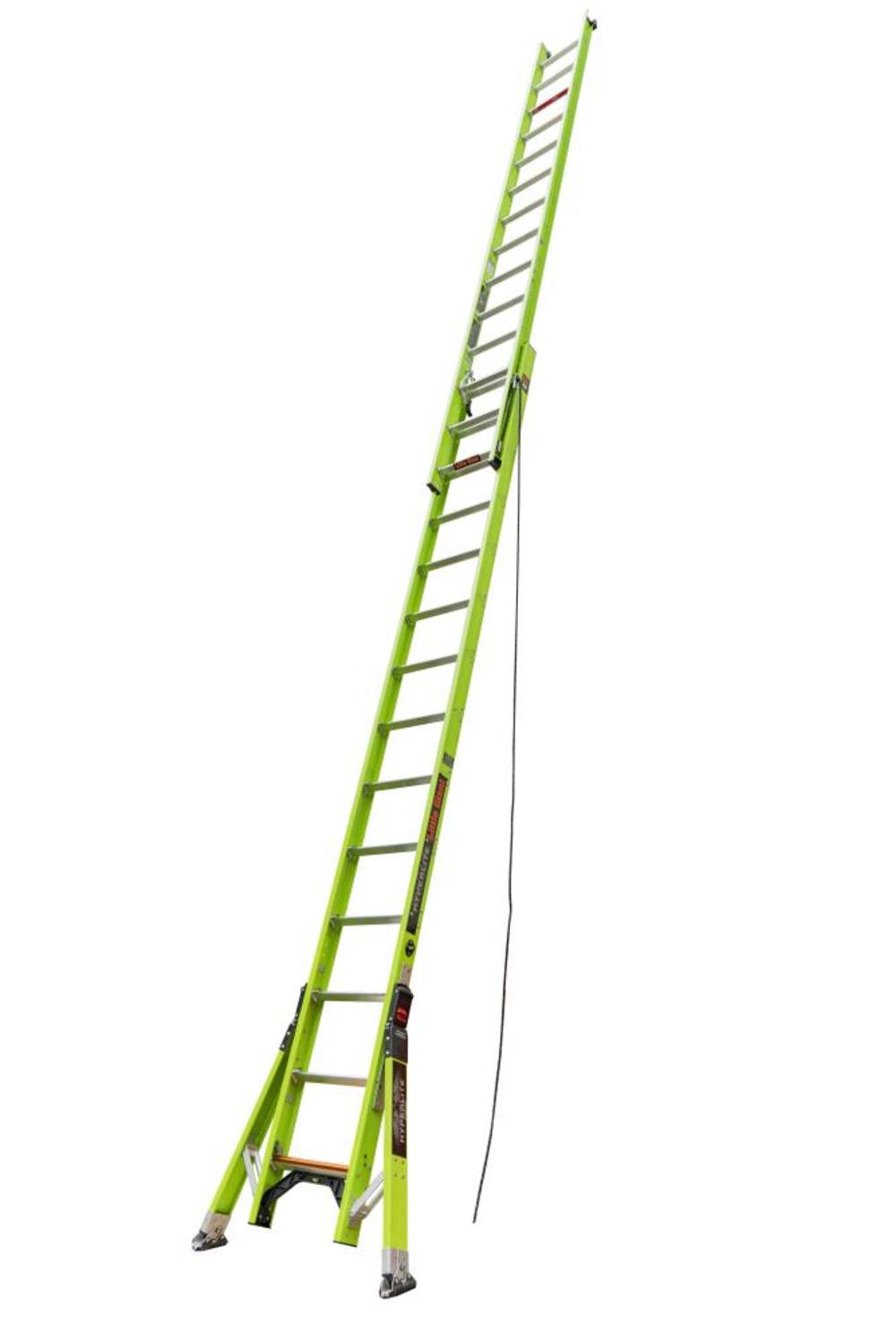 Little Giant Safety HyperLite SumoStance 28 ft Type IAA Fiberglass Extension Ladder - Ascmtools