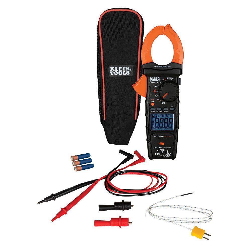 Klein Tools HVAC Clamp Meter - Ascmtools