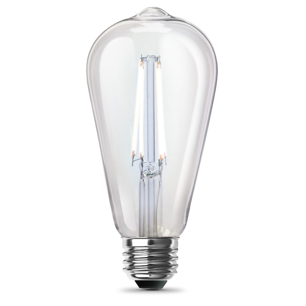 Feit Electric 100W ST19 5000K Straight Tapered LED Bulb 2pk - Ascmtools