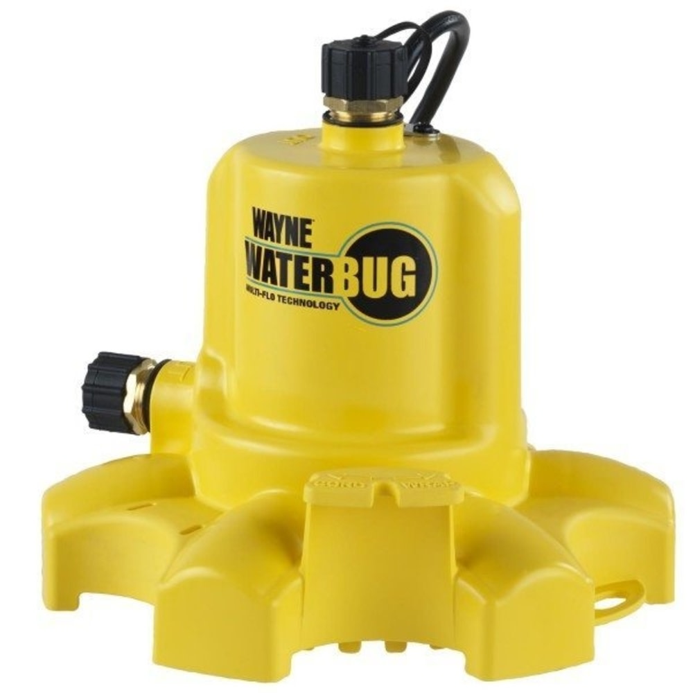 Wayne Water Systems WaterBUG Submersible Water Removal Pump with Multi-Flow Technology - Ascmtools