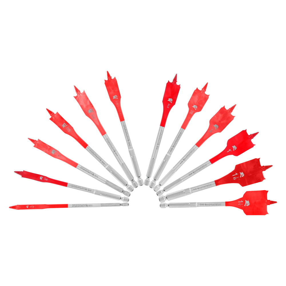 Diablo Tools SPEEDemon Spade Bit Set 12 Piece - Ascmtools