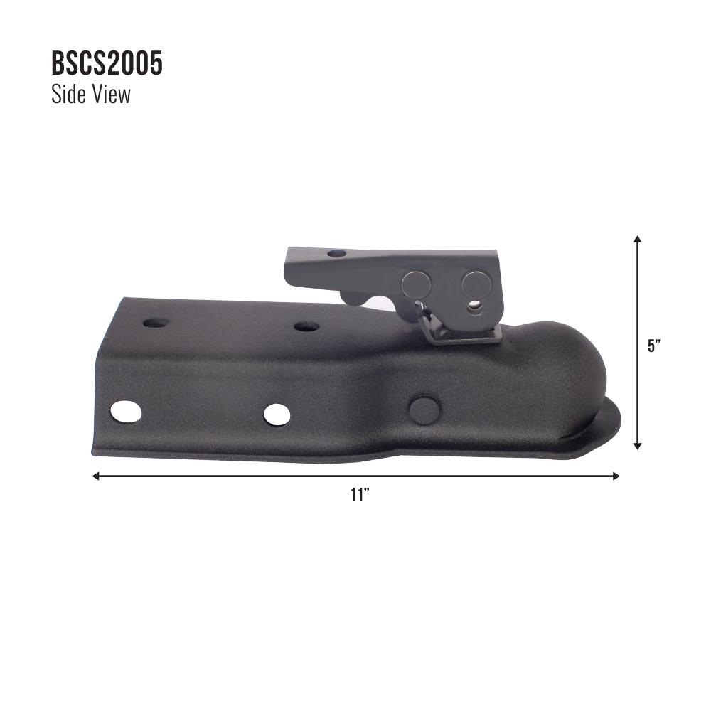 Trailer Valet Blackout 3500 lbs Coupler 2″ Ball 3″ Channel - Ascmtools
