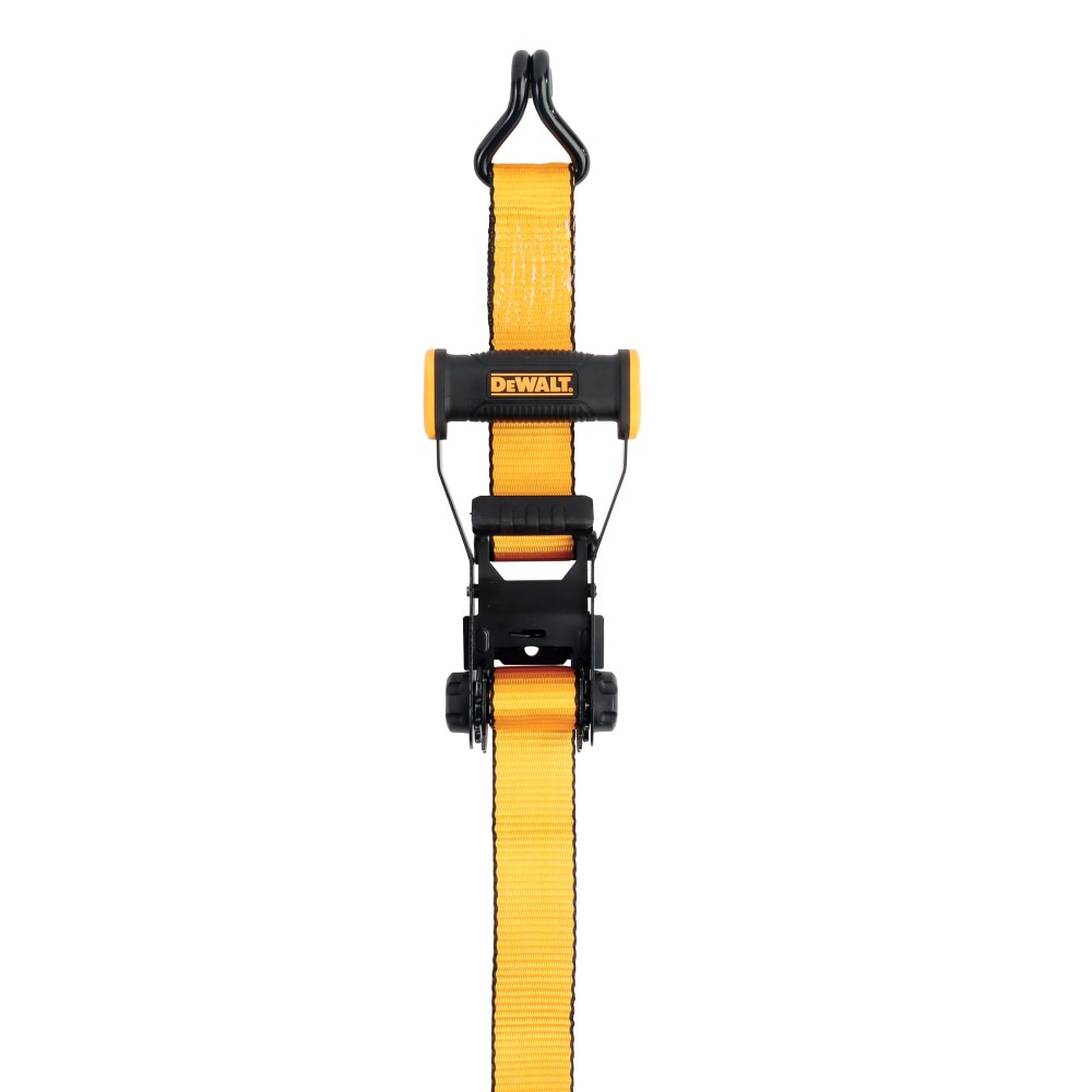 DEWALT 2″ x 27′ Ratchet Tie Down Strap Heavy Duty 10000 LB Break Strength 1pk - Ascmtools
