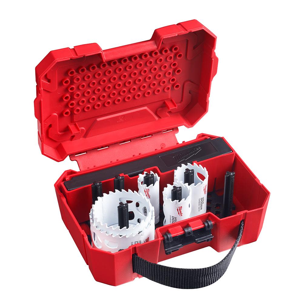 Milwaukee 9 PC HOLE DOZER with Carbide Teeth Hole Saw Kit - Ascmtools