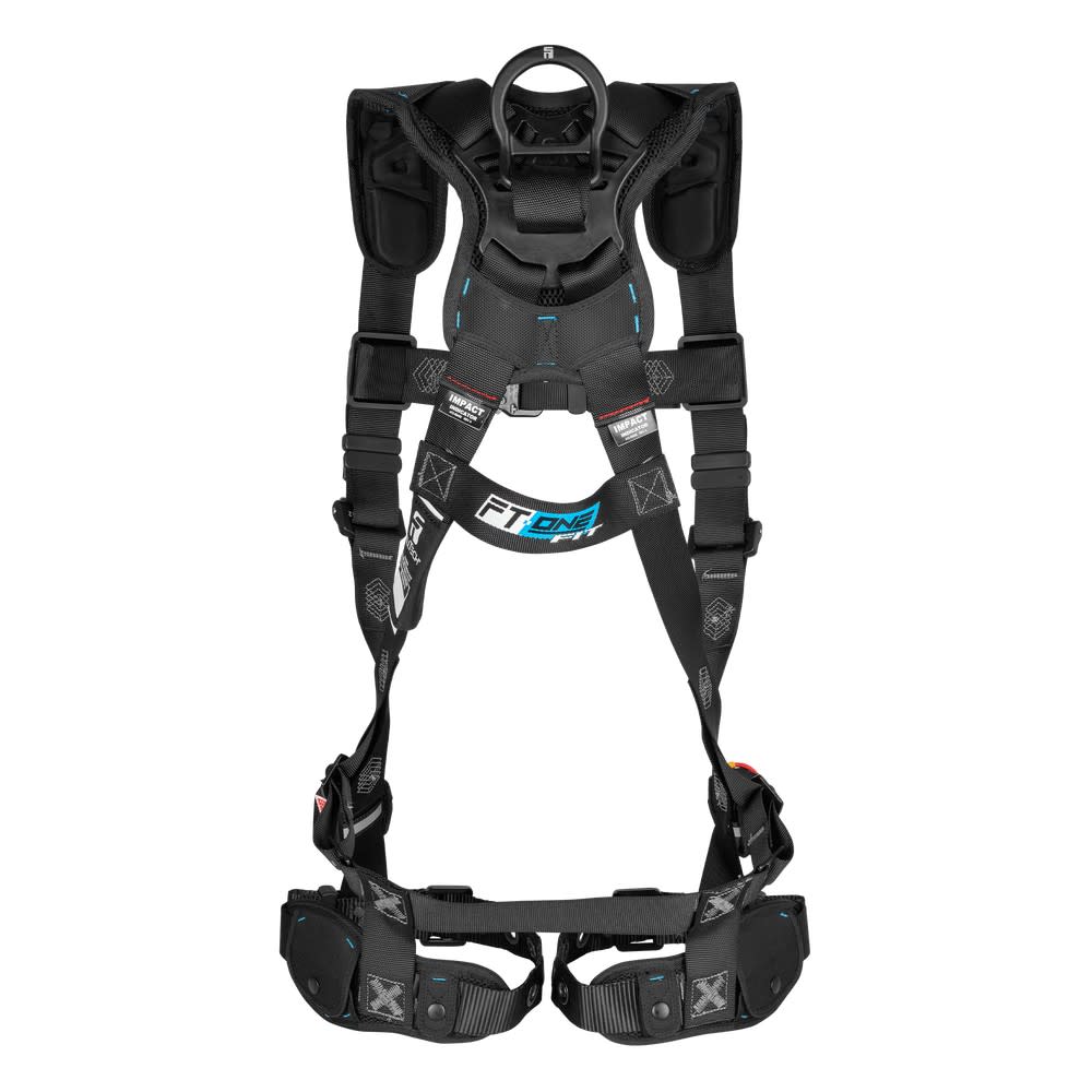 Falltech 1D Womens Full Body Harness with QC Chest Buckle 2X - Ascmtools