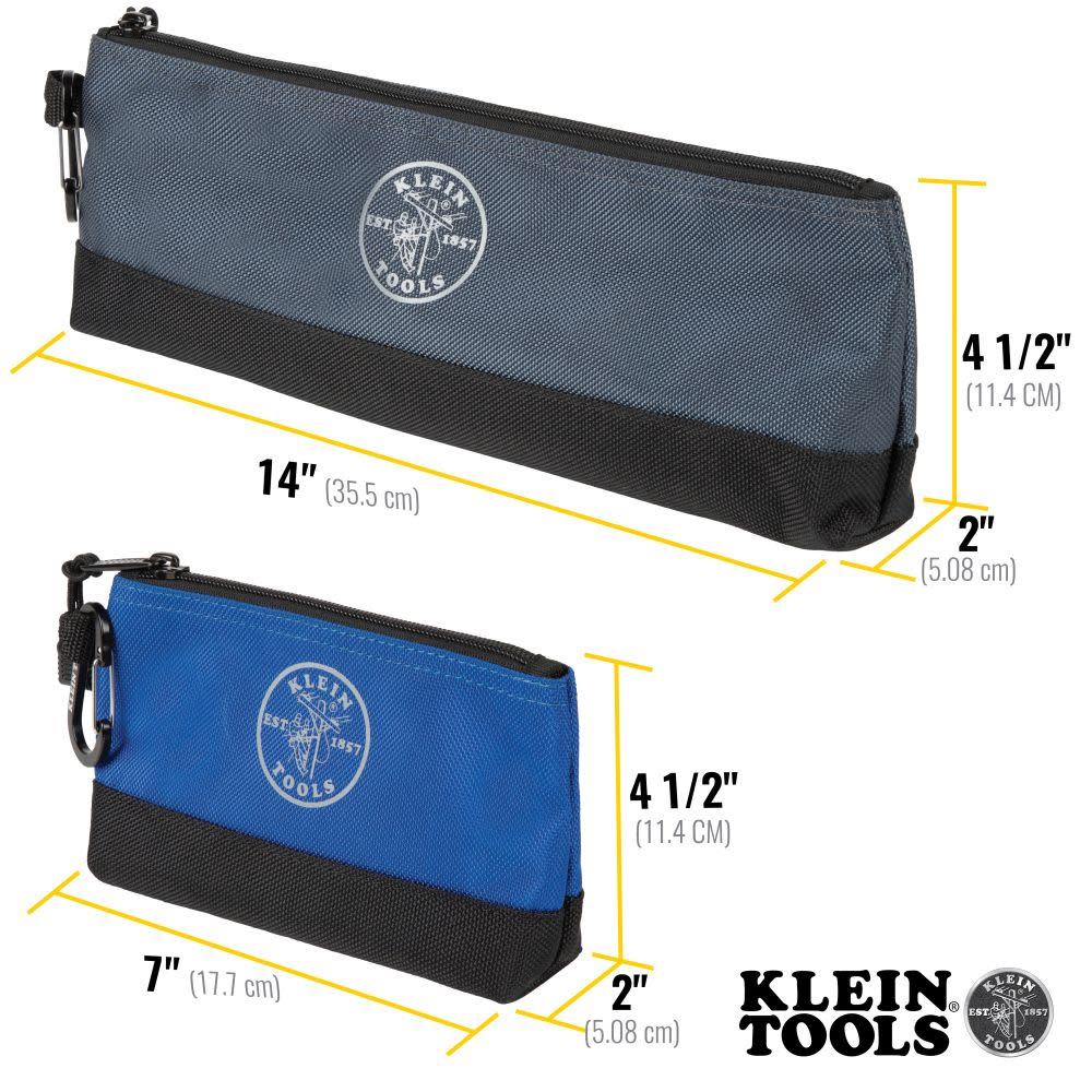 Klein Tools Stand-up Zipper Bags 2-Pack - Ascmtools