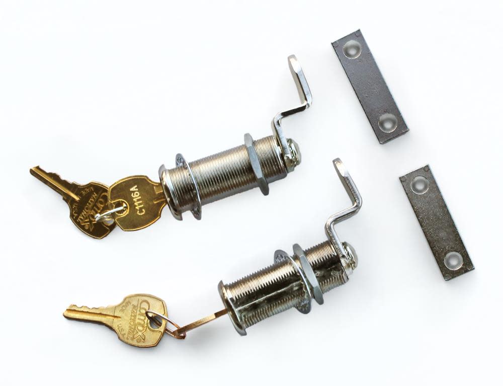 Decked System Drawer Lock Set of 2 with Matching Keys - Ascmtools