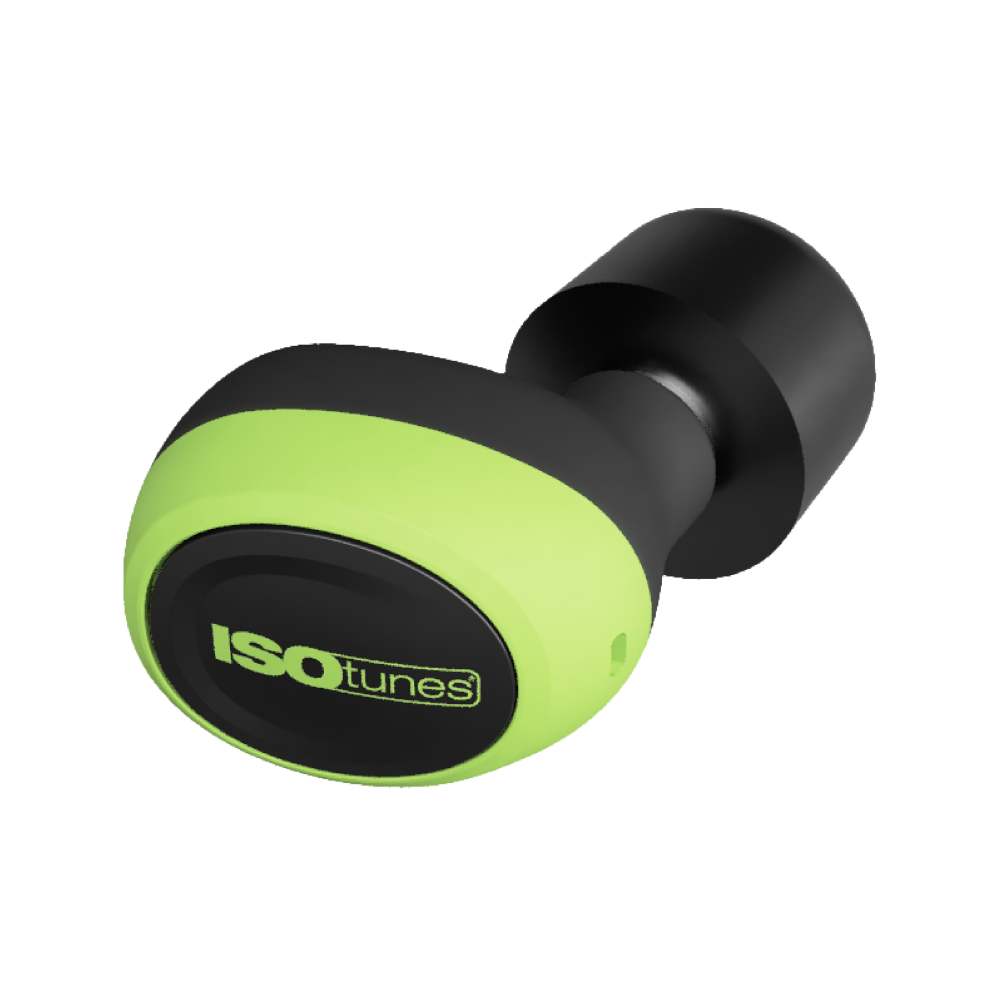 ISOtunes 2.0 True Wireless Bluetooth Earbud Safety Green - Ascmtools
