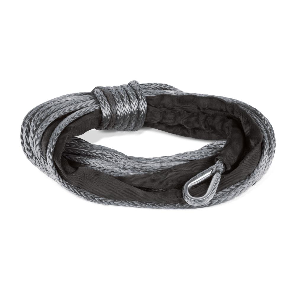 Champion Power Equipment 85-Foot Gray Dyneema Synthetic Winch Rope for 8000-12000-lb. Truck/SUV Winches - Ascmtools