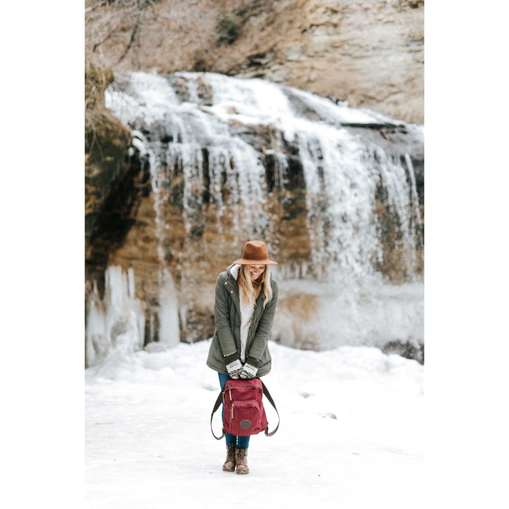 Duluth Pack 12 Liter Capacity Burgundy Medium Standard Backpack - Ascmtools