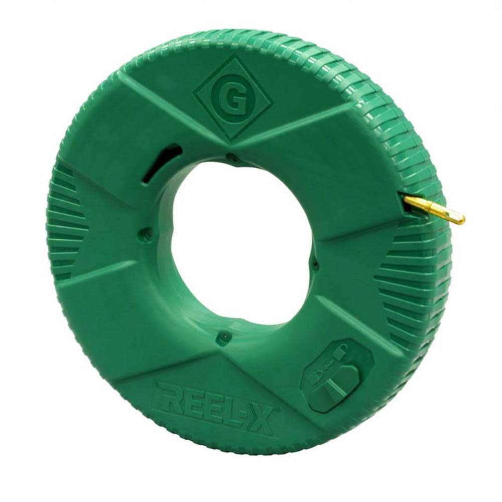 Greenlee Reel-X Fiberglass Non-Conductive Fish Tape 50′ - Ascmtools