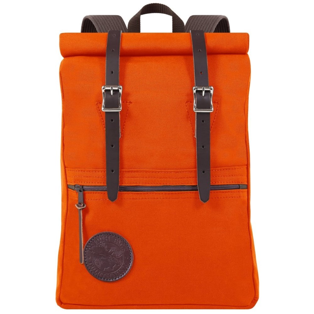 Duluth Pack 13 Liter Capacity Orange Roll Top Scout Pack - Ascmtools