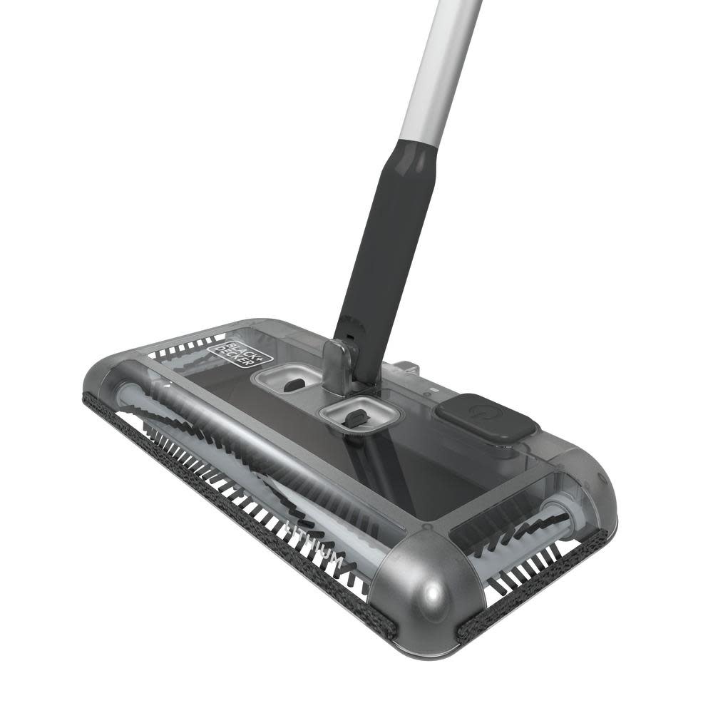 Black and Decker Lithium Floor Sweeper Grey - Ascmtools
