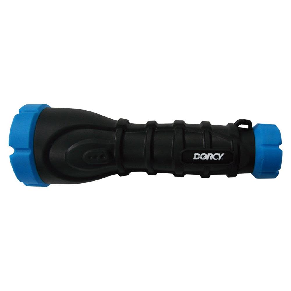 Dorcy 3AAA LED Rubber Flashlight - Ascmtools