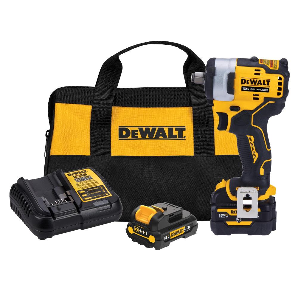 DEWALT 12V MAX Impact Wrench Kit 1/2″ - Ascmtools