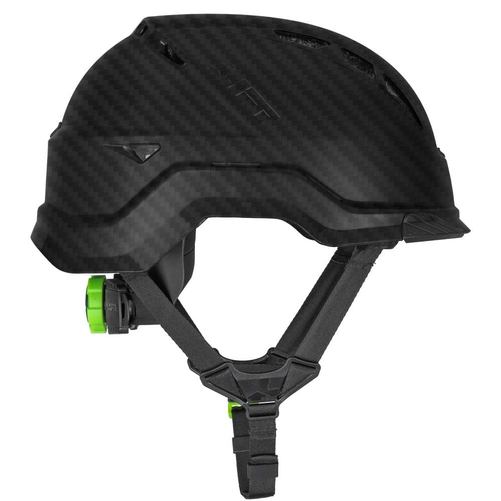 Lift Safety RADIX Vented Safety Helmet Black Carbon Fiber Type 2 - Ascmtools