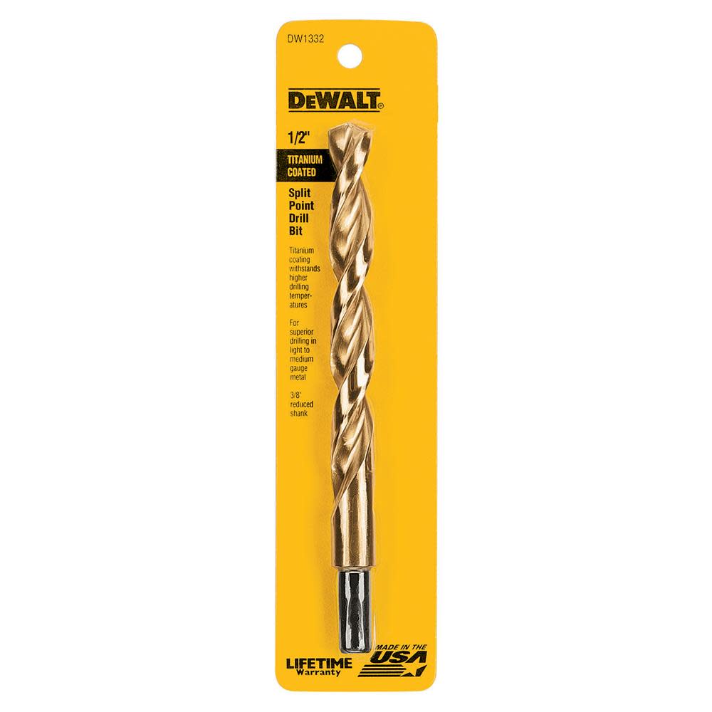 DEWALT 1/2-in Titanium Nitride Coating Speed Tip Bit - Ascmtools