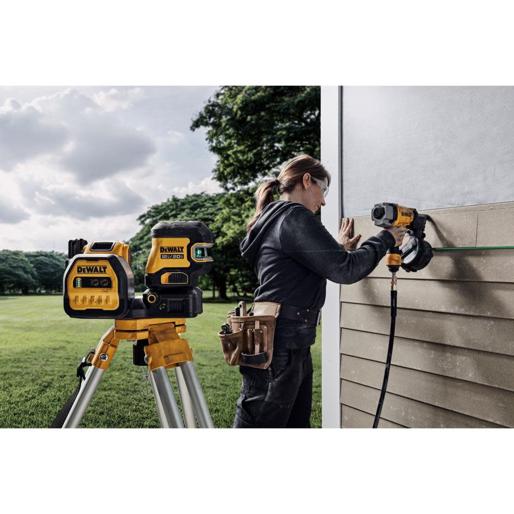 DEWALT 20V MAX 5 Spot Green Line Laser Cordless Kit - Ascmtools