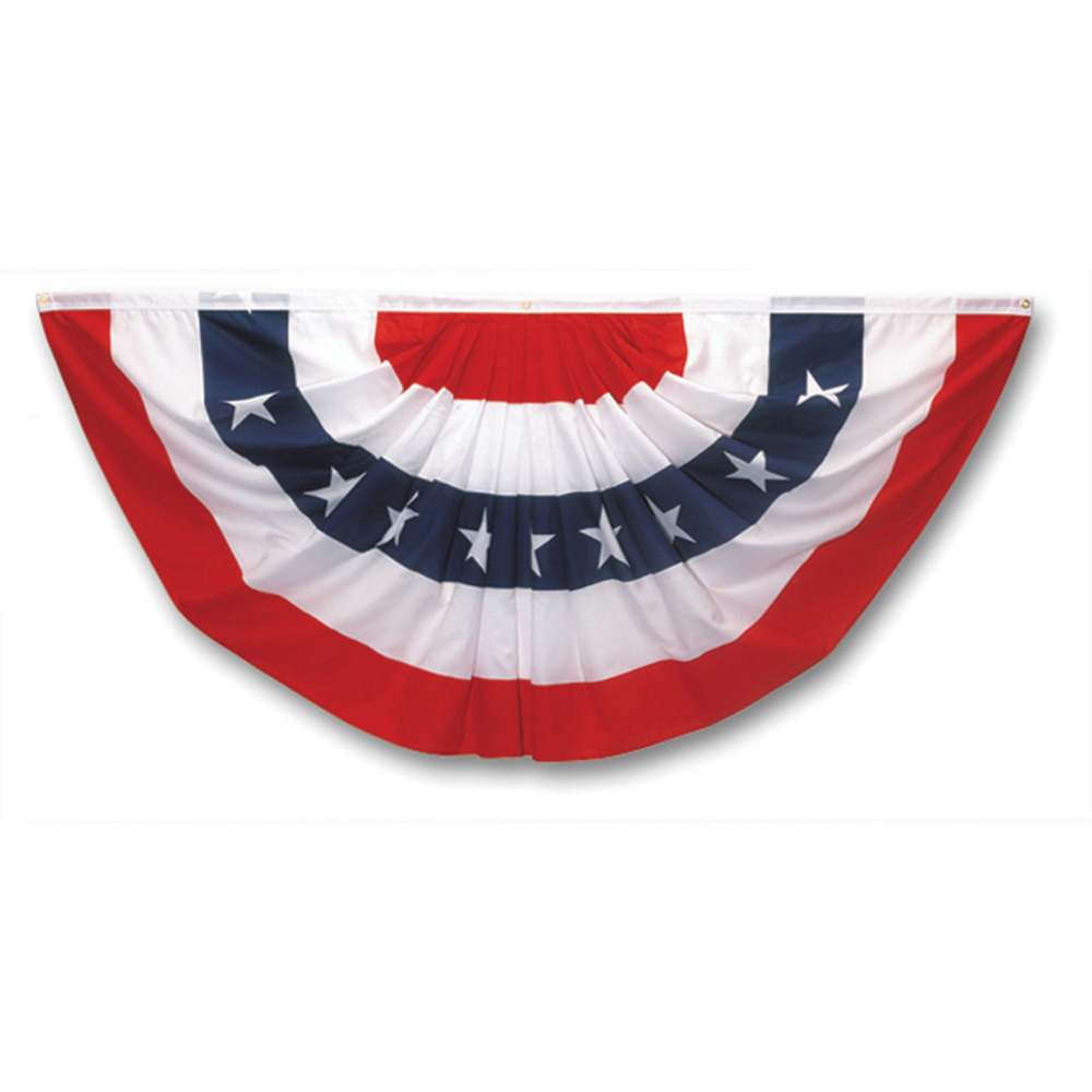 Valley Forge Flag 1.5 Ft. Width x 3 Ft. Height Printed Patriotic Mini-Fan Flag - Ascmtools