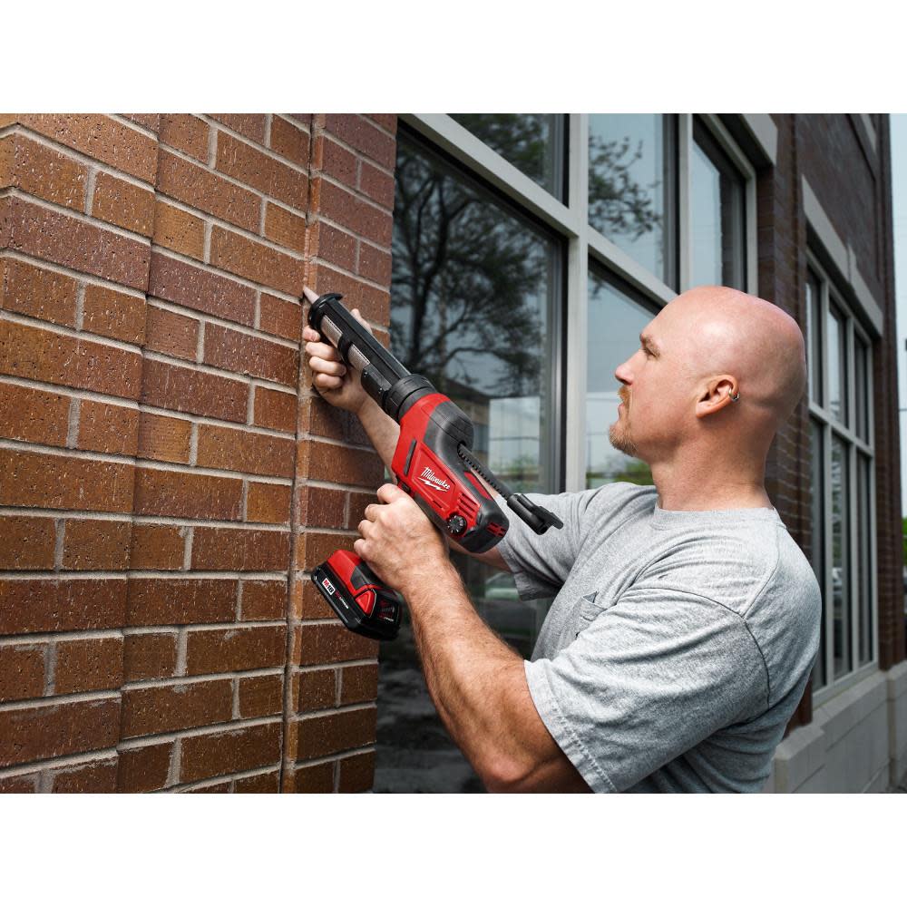 Milwaukee M18 Cordless 10 oz Caulk Gun and Adhesive (Bare Tool) Reconditioned - Ascmtools