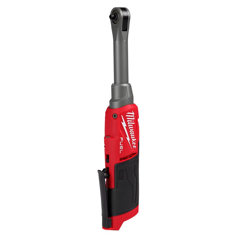 Milwaukee M12 FUEL 1/4″ Extended Reach High Speed Ratchet Bare Tool - Ascmtools
