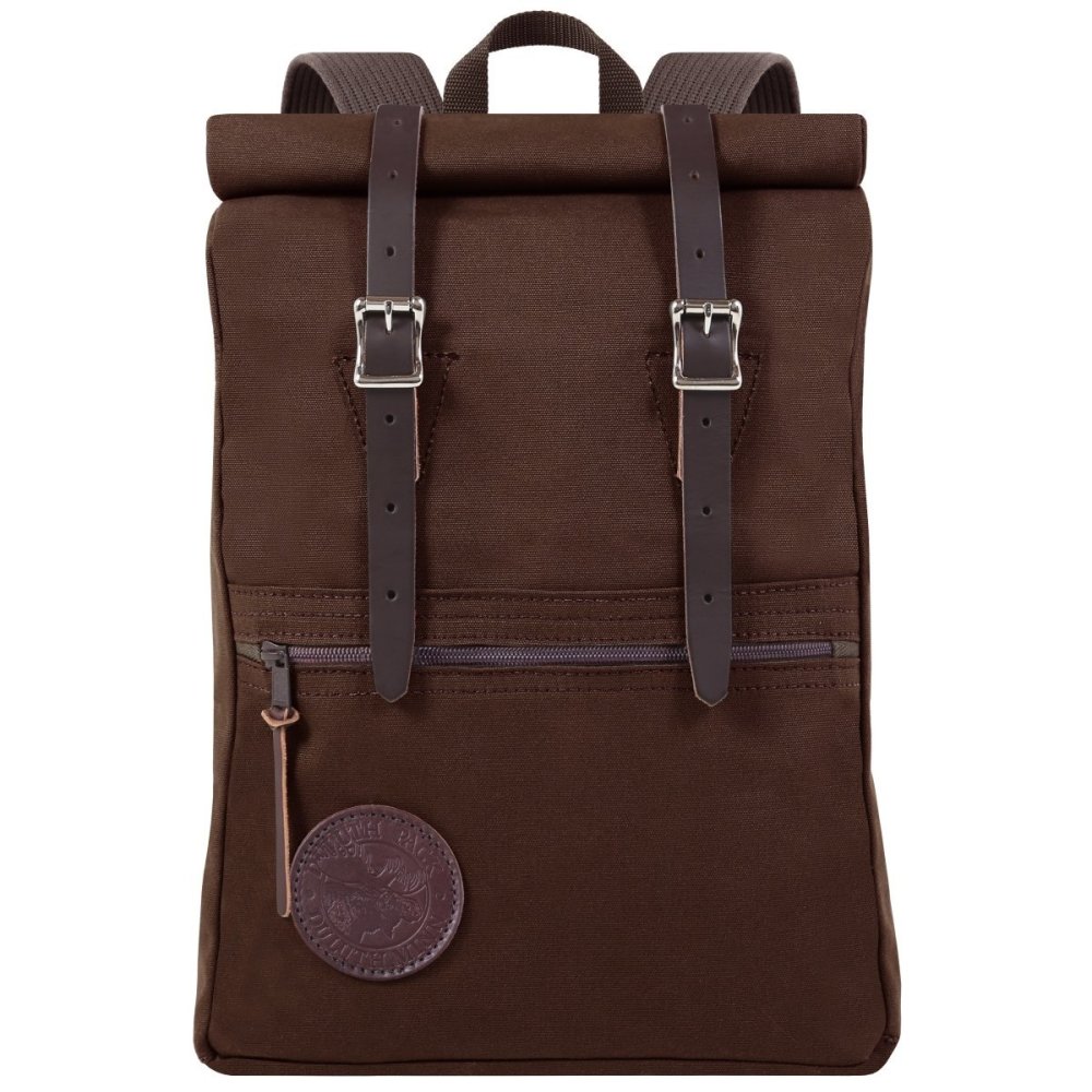 Duluth Pack 13 Liter Capacity Brown Roll Top Scout Pack - Ascmtools